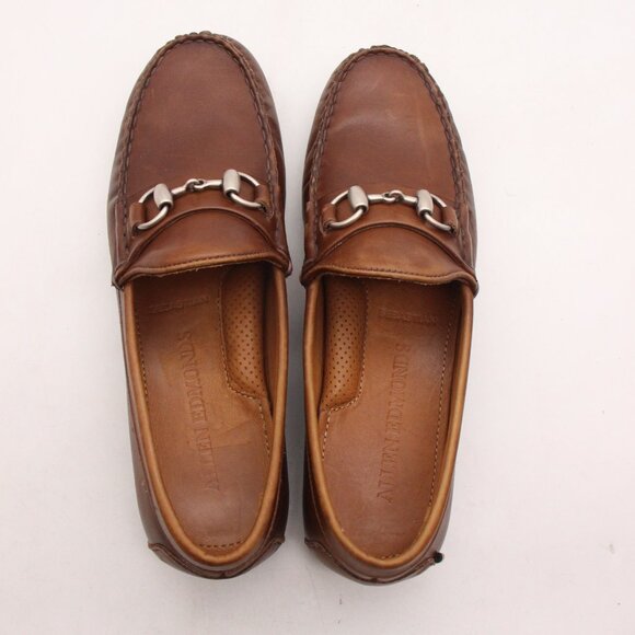 Allen Edmonds Sebastian Driving Loafers Men's Size 8.5 D Horse Bit Brown Leather - Picture 9 of 10